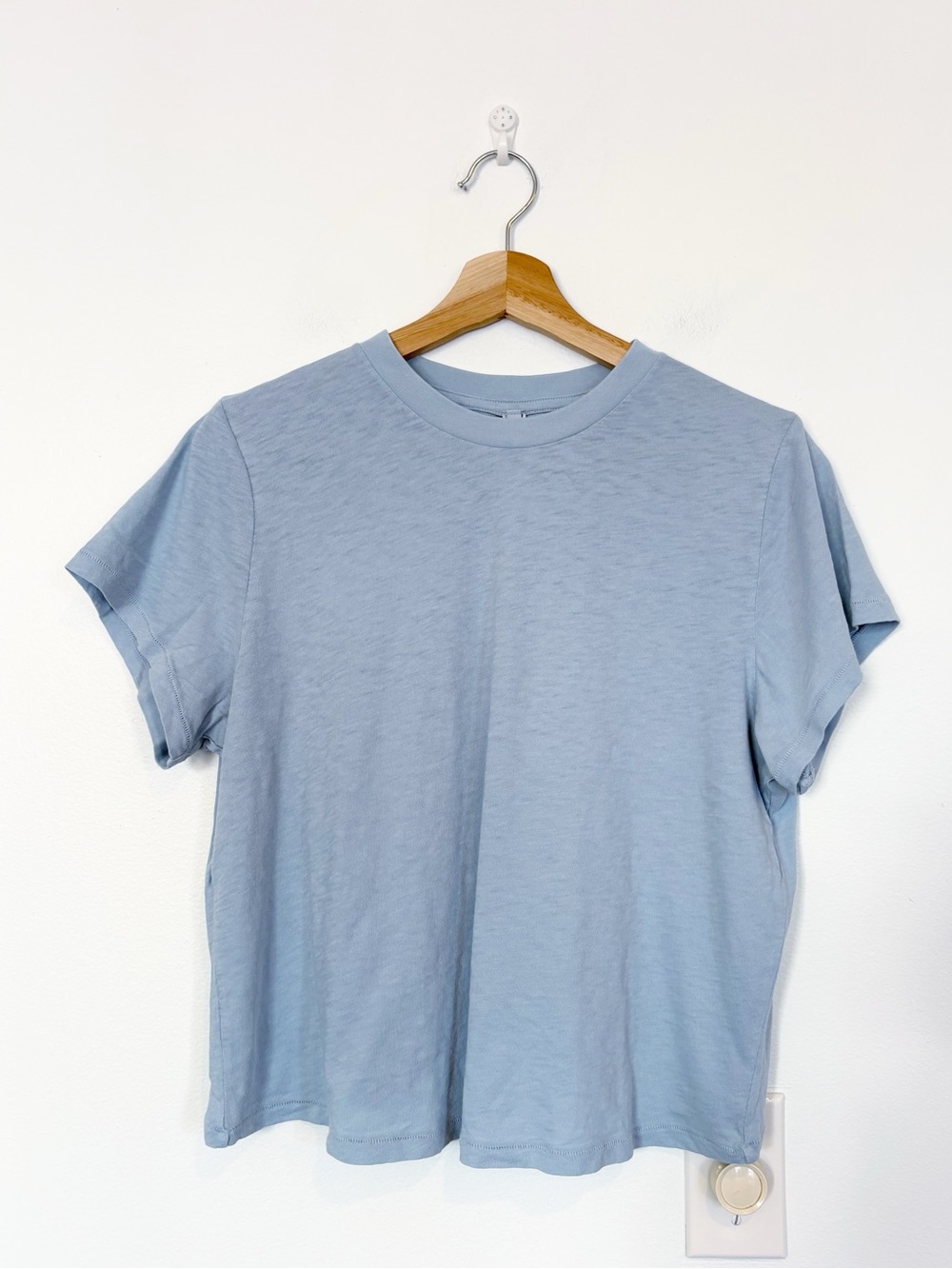 SKIMS || Worn In Jersey T-Shirt In Denim Blue XL NWT